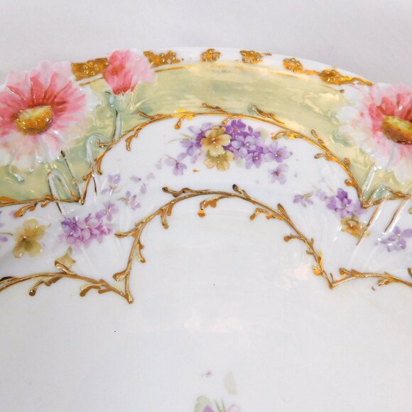 Unmarked Tray with Dimensional Flower Details # 25015 - Picture 7 of 8